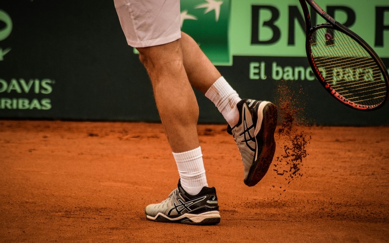 Grusbanan på Roland Garros i Paris under en tennisturnering